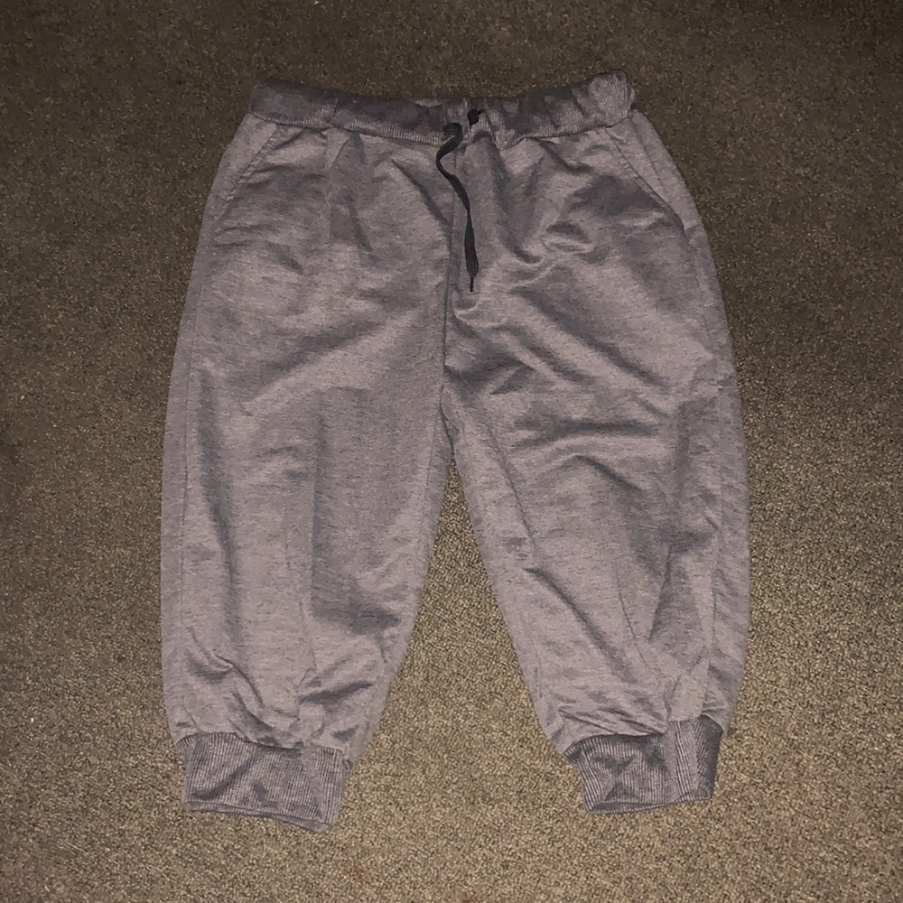 Solid casual statement basic sports sweat pants